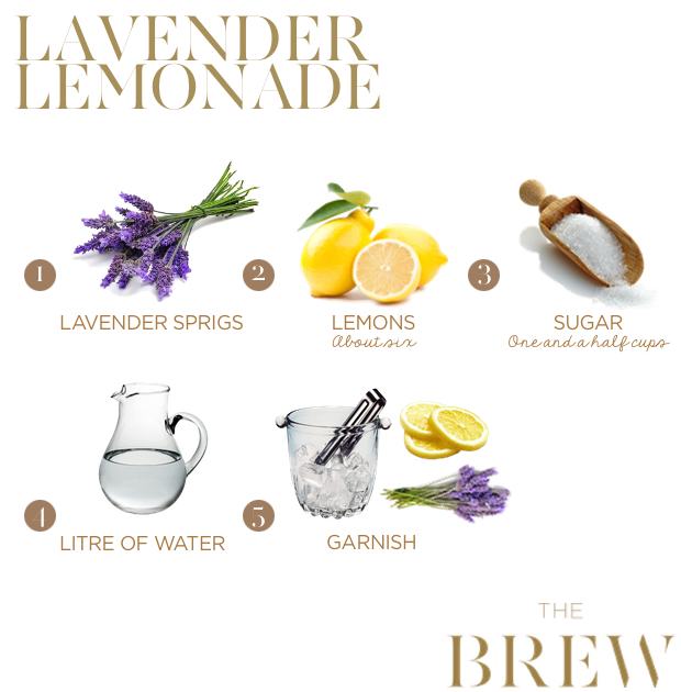 Lavender lemonade