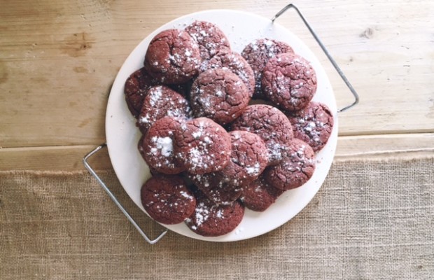 Red velvet cookies